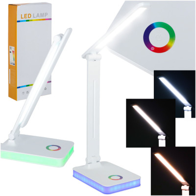 Stalinė LED lempa USB su liečiamu valdymu RGB
