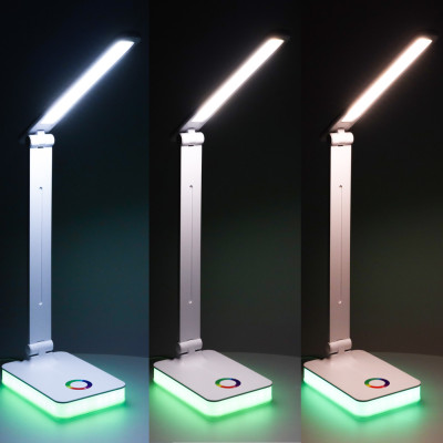 Stalinė LED lempa USB su liečiamu valdymu RGB