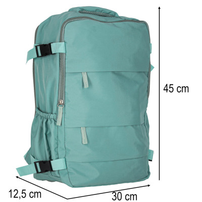 Bagažo kelioninė kuprinė žalia 45x30 cm
