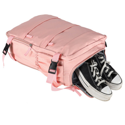 Bagažo kelioninė kuprinė rožinė 45x30 cm