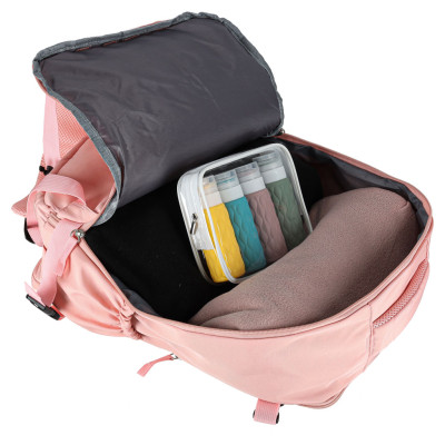 Bagažo kelioninė kuprinė rožinė 45x30 cm