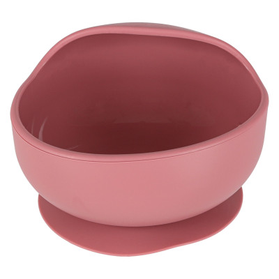 Silikoniniai kūdikių indai kūdikis krabas 9 dalių rinkinys tamsiai rožinės spalvos