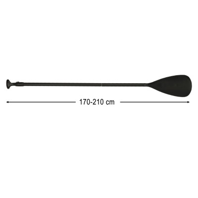 SUP reguliuojamas sulankstomos lentos irklas 170-210 cm