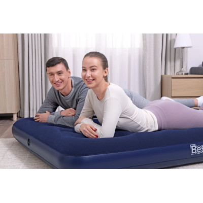 Velvetinis pripučiamas čiužinys FULL 191/137/22cm BESTWAY - 2
