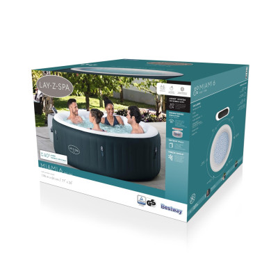 "Lay-Z-Spa MIAMI AirJet 6 Jacuzzi BESTWAY