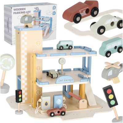 Medinis garažas Automobilių stovėjimo aikštelė Dviejų aukštų