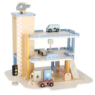 Medinis garažas Automobilių stovėjimo aikštelė Dviejų aukštų degalinė