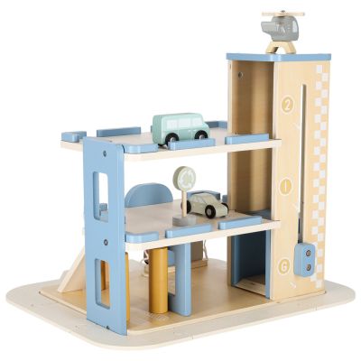 Medinis garažas Automobilių stovėjimo aikštelė Dviejų aukštų degalinė