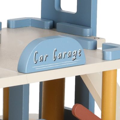 Medinis garažas Automobilių stovėjimo aikštelė Dviejų aukštų degalinė