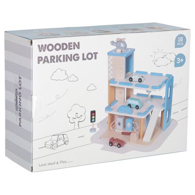 Medinis garažas Automobilių stovėjimo aikštelė Dviejų aukštų degalinė