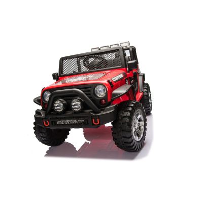 Vaikiškas elektromobilis Jeep BEAST 4x4, Raudonas