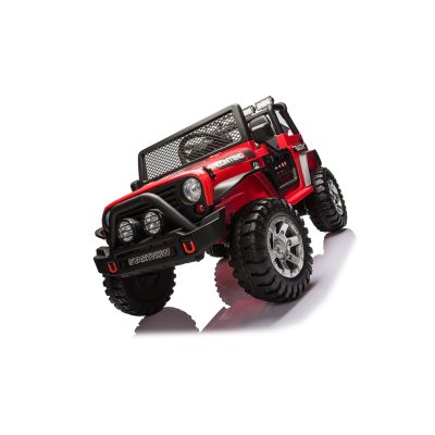 Vaikiškas elektromobilis Jeep BEAST 4x4, Raudonas
