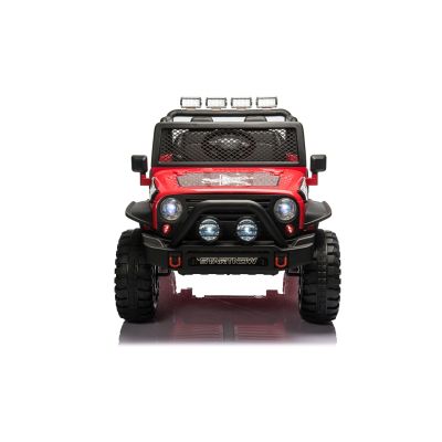 Vaikiškas elektromobilis Jeep BEAST 4x4, Raudonas