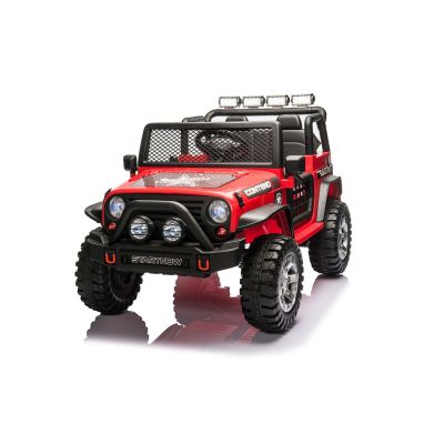 Vaikiškas elektromobilis Jeep BEAST 4x4, Raudonas