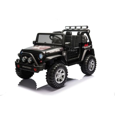 Vaikiškas elektromobilis Jeep BEAST 4x4, Juodas