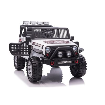 Vaikiškas elektromobilis Jeep BEAST 4x4, Baltas