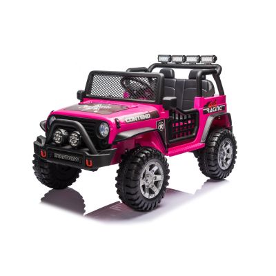 Vaikiškas elektromobilis Jeep BEAST 4x4, Rožinis