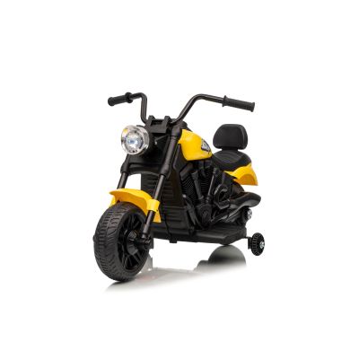 Vaikiškas elektrinis motociklas STAR, Geltonas