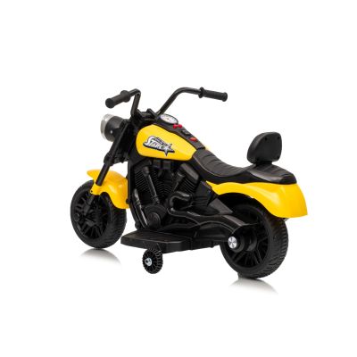 Vaikiškas elektrinis motociklas STAR, Geltonas