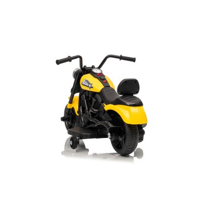 Vaikiškas elektrinis motociklas STAR, Geltonas