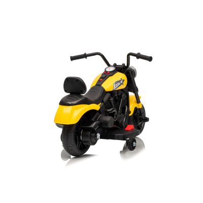 Vaikiškas elektrinis motociklas STAR, Geltonas