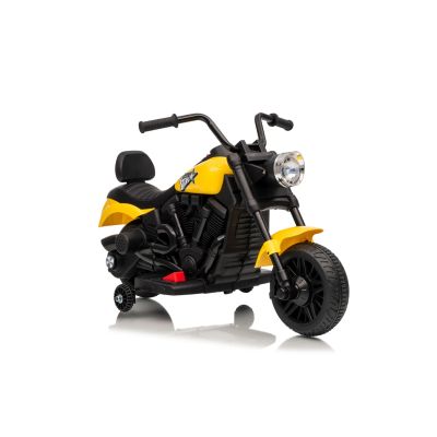 Vaikiškas elektrinis motociklas STAR, Geltonas