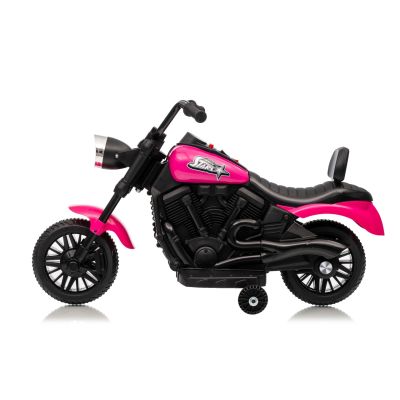 Vaikiškas elektrinis motociklas STAR, Rožinis