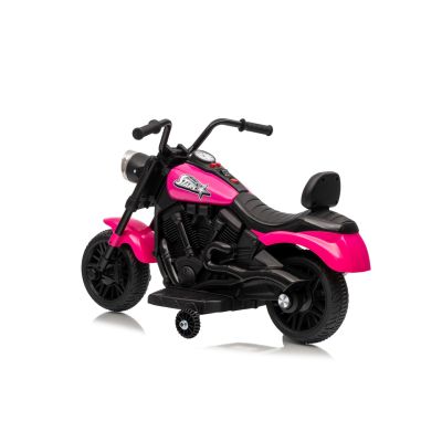 Vaikiškas elektrinis motociklas STAR, Rožinis