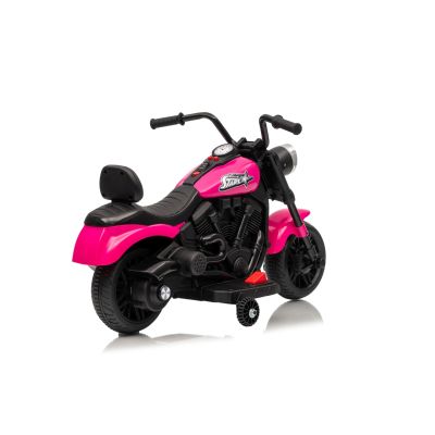 Vaikiškas elektrinis motociklas STAR, Rožinis