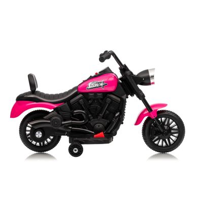 Vaikiškas elektrinis motociklas STAR, Rožinis