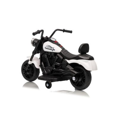 Vaikiškas elektrinis motociklas STAR, Baltas
