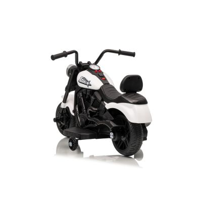 Vaikiškas elektrinis motociklas STAR, Baltas