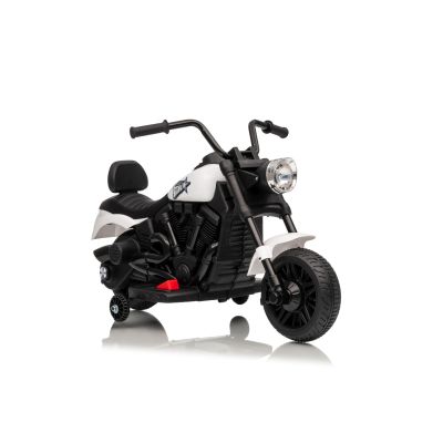 Vaikiškas elektrinis motociklas STAR, Baltas