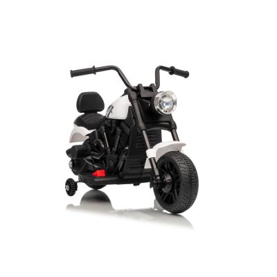 Vaikiškas elektrinis motociklas STAR, Baltas