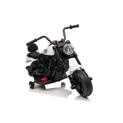 Vaikiškas elektrinis motociklas STAR, Baltas