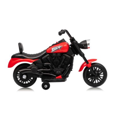 Vaikiškas elektrinis motociklas STAR, Raudonas