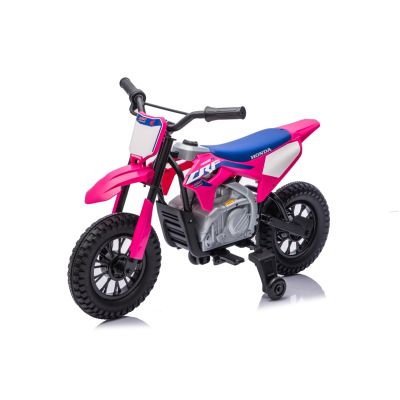 Vaikiškas elektrinis motociklas HONDA CFR450R, Rožinis