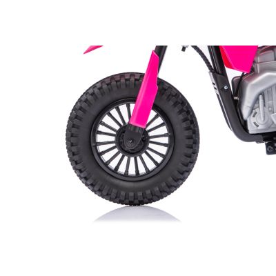 Vaikiškas elektrinis motociklas HONDA CFR450R, Rožinis