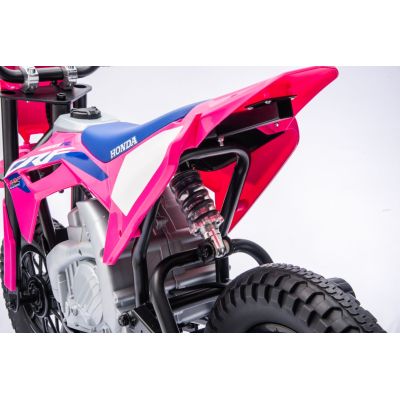 Vaikiškas elektrinis motociklas HONDA CFR450R, Rožinis