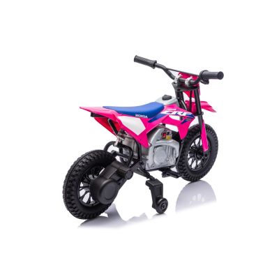 Vaikiškas elektrinis motociklas HONDA CFR450R, Rožinis