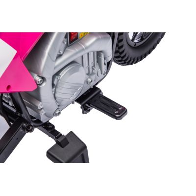 Vaikiškas elektrinis motociklas HONDA CFR450R, Rožinis