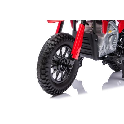 Vaikiškas elektrinis motociklas HONDA CFR450R, Raudonas