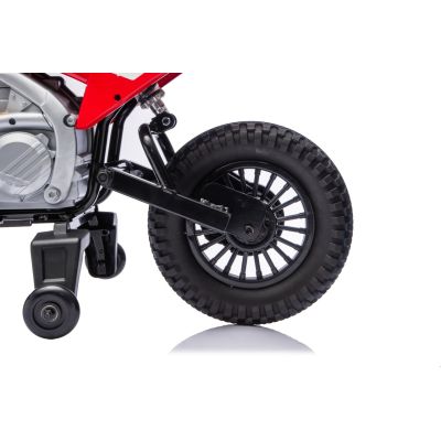 Vaikiškas elektrinis motociklas HONDA CFR450R, Raudonas