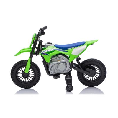 Vaikiškas elektrinis motociklas HONDA CFR450R, Žalias