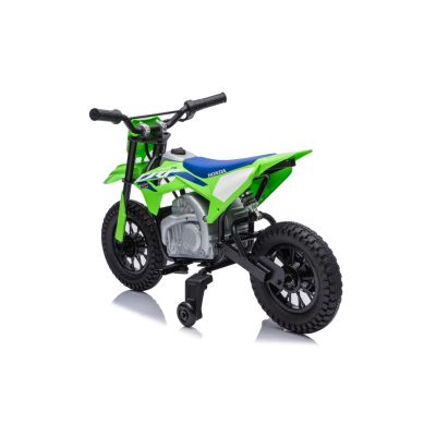 Vaikiškas elektrinis motociklas HONDA CFR450R, Žalias