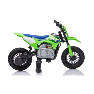 Vaikiškas elektrinis motociklas HONDA CFR450R, Žalias