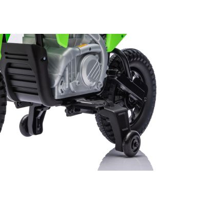 Vaikiškas elektrinis motociklas HONDA CFR450R, Žalias