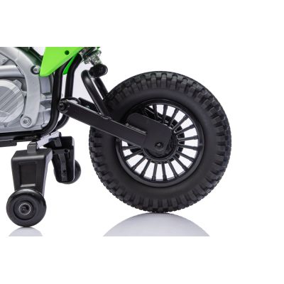 Vaikiškas elektrinis motociklas HONDA CFR450R, Žalias