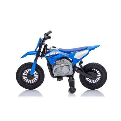 Vaikiškas elektrinis motociklas HONDA CFR450R, Mėlynas