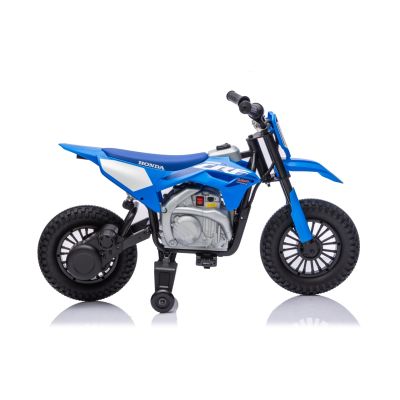 Vaikiškas elektrinis motociklas HONDA CFR450R, Mėlynas